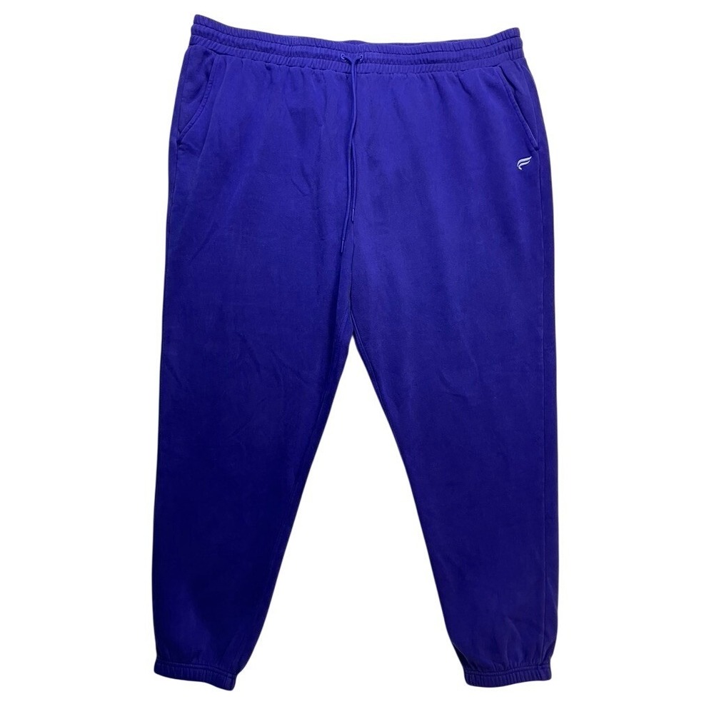 Fabletics‎ Joggers Women 4X Purple Excellent Fleece Drawstring Sweatpants